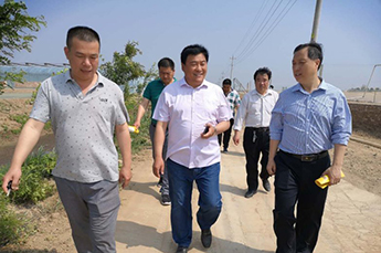 临邑县农副渔业发展中心领导莅临BB贝博ballbet集团旗下农业产业清洋湖科技有限公司进行技术交流