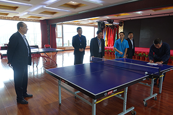 BB贝博ballbet集团组织业余乒乓球爱好者联谊赛